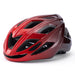 Red And Black Gradient Lightweight Adult Bicycle Helmet - Adjustable Fit Road & Mountain Bike Safety Headgear (57-62cm)