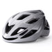 White And Black Gradient Lightweight Adult Bicycle Helmet - Adjustable Fit Road & Mountain Bike Safety Headgear (57-62cm)