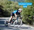 Black Lightweight Adult Bicycle Helmet - Adjustable Fit Road & Mountain Bike Safety Headgear (57-62cm)