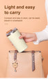 Light Blue 316 Stainless Steel Rechargeable Electric Self-Stirring Mug - 420ml Automatic Mixing Cup with Magnetic Rotor