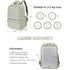 Black Large Capacity Travel Laptop Backpack - Sleek Business Shoulder Bag with Padded Compartment