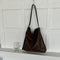 Coffee Fashionable Minimalist Bucket Tote Bag - Versatile & Spacious for Daily Commutes