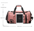 Black Capacity Travel Duffel Bag - Unisex - Multi-Color - 56x29x27cm