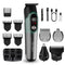 Green 5-in-1 Digital Display Hair Clipper Set - Adjustable Multifunctional Trimmer for Hair, Beard, and Precision Grooming