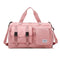 Pink Holographic Gym Duffel Bag - Dry Wet Separation - Large Capacity