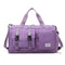 Purple Holographic Gym Duffel Bag - Dry Wet Separation - Large Capacity