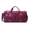 Dark Purple Dry Wet Separation Gym Bag - Women's Large Capacity - Training & Travel