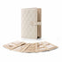 White Foldable Travel Jewelry Organizer - Velvet Zippered Case with Transparent Pages & Detachable Pouches