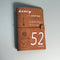 Orange 52-week couple's savings challenge binder - 6-ring financial planner set (2 books)