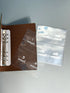 Green 52-week couple's savings challenge binder - 6-ring financial planner set (2 books)