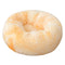 Tie-dye Baby Yellow 50cm Cozy Round Pet Bed - Plush Cat & Dog Bed with Non-Slip Base, Machine Washable