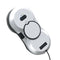 White Smart Window Cleaning Robot - 5600Pa Strong Suction, Auto Water Spray, 3 Cleaning Modes with UPS Power Backup