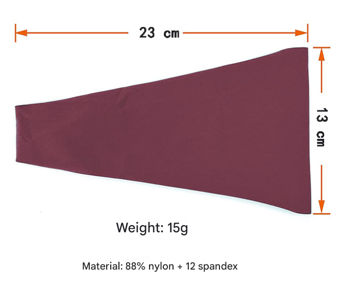 Camouflage Grey 5-Pack Wide Sports Headbands for Women - Non-Slip Yoga Headwraps with Sweat-Wicking Fabric (88% Nylon+12% Spandex)