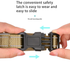 L Orange Secure Nylon Dog Collar with Built-in Apple AirTag (not included) Holder Case - Pet Tracker Accessory