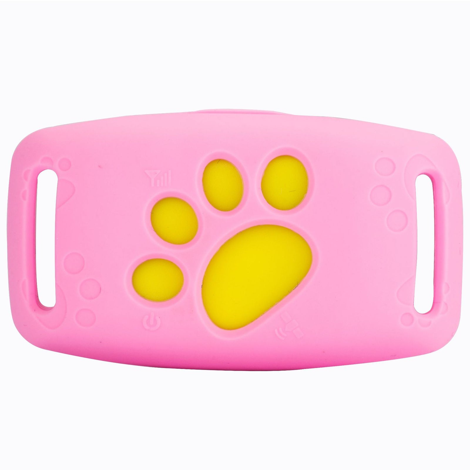 Pink Real-Time Pet GPS Tracker Locator - Magnetic Charging, Multi-Mode Positioning for Dogs & Cats