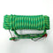 Green Polyester (for home use) Without Wire Core Heavy Duty Adjustable Clothesline Set (2 Pack) - 10m Steel Wire Core Nylon Rope with Hooks for Outdoor & Camping