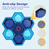 2Pcs Interactive Dog Puzzle Toy - 4 Spinning Layers Treat Dispensing Feeder for Mental Stimulation