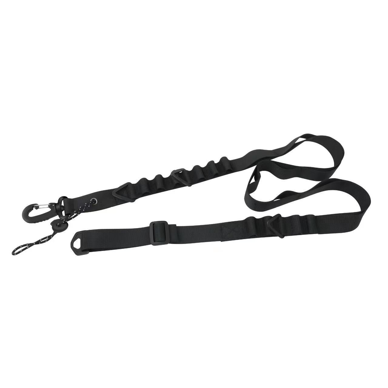 Black 4 PCS Heavy-Duty Outdoor Utility Strap - Multi-Purpose Camping Gear & Bottle Hanging Lanyard