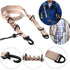 Black 4 PCS Heavy-Duty Outdoor Utility Strap - Multi-Purpose Camping Gear & Bottle Hanging Lanyard