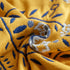 Single Yellow Flower Butterfly Pillow Towel Premium Cotton Gauze Pillow Towel Pair - Simple Nordic Style (52x75cm)