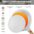 Grey 24cm Non-Stick Crepe Pan - Versatile Flat Skillet for Pancakes, Omelettes & Tortillas