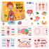 Interactive Human Body Busy Book Set (2 Books) - Educational Quiet Learning Toy for Toddlers