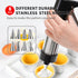 Black Deluxe Cookie Press & Icing Gun Set - 13 Discs & Multiple Nozzles for Baking & Decorating