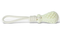White Single Drop of Water Durable Cotton Rope Dog Toy Set (3-Pack) - Chew, Tug & Treat Dispensing Ball for Dental Health