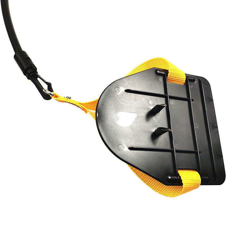 Yellow Flippers [Training Stroke] [20lbs] Swim Resistance Band Trainer - Dry-Land Arm Strength & Stroke Exercise Cords