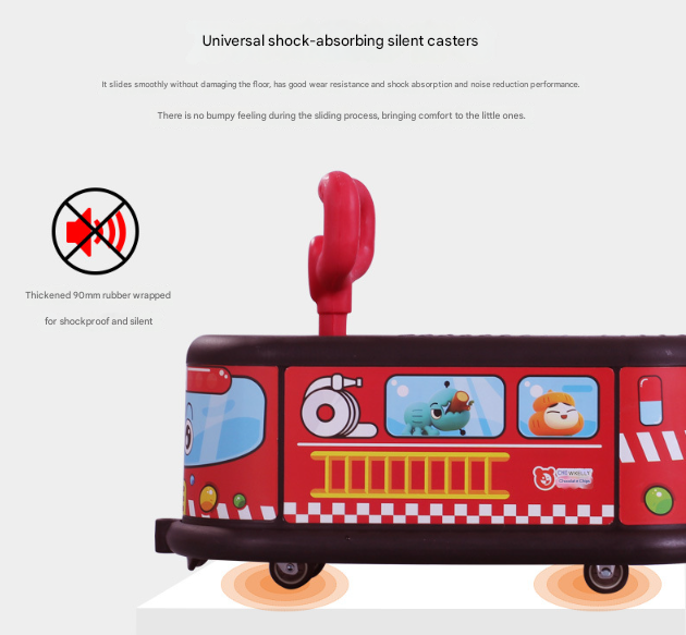 Police Quiet Ride Twist Car for Toddlers - Fun Wiggle Ride-On Toy