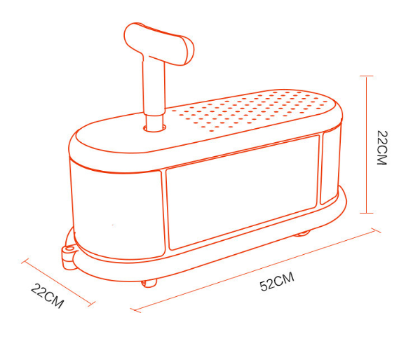 Police Quiet Ride Twist Car for Toddlers - Fun Wiggle Ride-On Toy