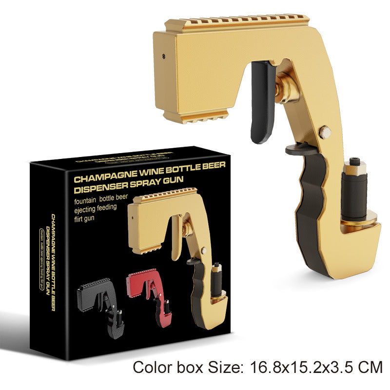 Silver Party Atmosphere Setting Tools Party Atmosphere Props - Novelty Beer Bottle Ejector & Stopper