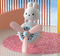 Pink-blue Cute Car Air Vent Clip Freshener - Decorative Scent Diffuser for Automotive Interiors