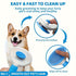 Grey 6-Piece Dog Grooming Bath Set - Absorbent Microfiber Towels & Wash Mitts for Shiny Coats