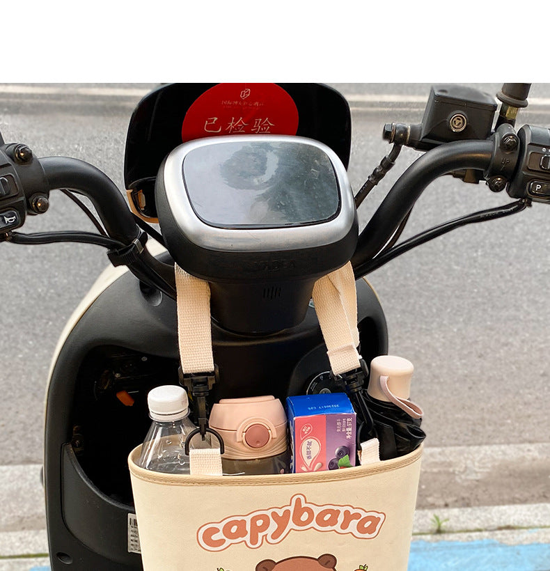 Adorable Capybara Car Trash Holder - Keeps Your Car Tidy