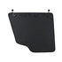 Pet Car Door Protector with Storage Pocket  - 77x64cm Black