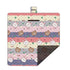 Waterproof Foldable Picnic Blanket with Musical Bunny Print - 200x200cm