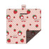 Waterproof Foldable Picnic Blanket with strawberry Print - 200x200cm