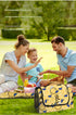Waterproof Foldable Picnic Blanket with strawberry Print - 200x200cm