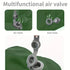 Inflatable Seat Cushion - Portable 40x30x5cm Camping Pad in Olive Black