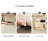 Car Seat Back Organizer with Practical design-Multi-Pocket Storage for Tissues and Gadgets-Cute bear(Beige)