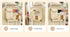 Car Seat Back Organizer with Practical design-Multi-Pocket Storage for Tissues and Gadgets-Cute bear(Beige)