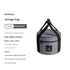Portable Outdoor Kitchen Utensil Organizer,Waterproof Camping Cookware Storage Bag, Smoke Gray-Size L