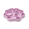 Silicone Dog Slow Feeder and Licking Mat - 2 in 1 Puzzle Bowl for Dog Slow Feeding(Light purple)