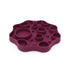 Silicone Dog Slow Feeder and Licking Mat - 2 in 1 Puzzle Bowl for Dog Slow Feeding(Grape purple)
