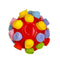 Rubber Snuffle Ball for Pets,Interactive Hollow Treat-Hiding Toy for Dogs and Cats(red)