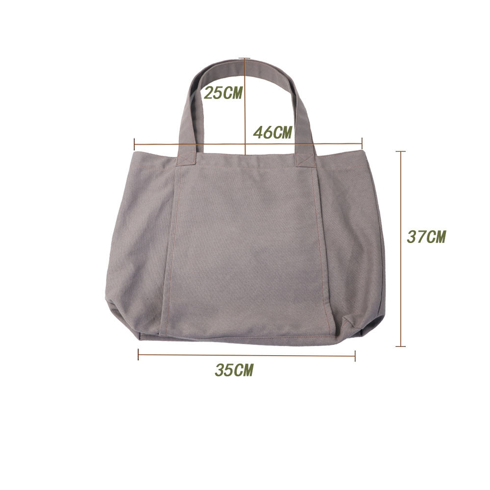 Yoga Mat Tote Bag - Durable Canvas Shoulder Bag for Outdoor Workouts & Travel(Grey)