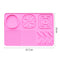 Pet Slow Feeder Lick Mat with Suction Cups - Anti-Anxiety Dog Feeding Mat(Pink)