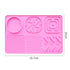 Pet Slow Feeder Lick Mat with Suction Cups - Anti-Anxiety Dog Feeding Mat(Pink)
