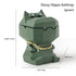 Hippo Ashtray with Lid - Stylish Geometric Decor for Home and Office(Green)